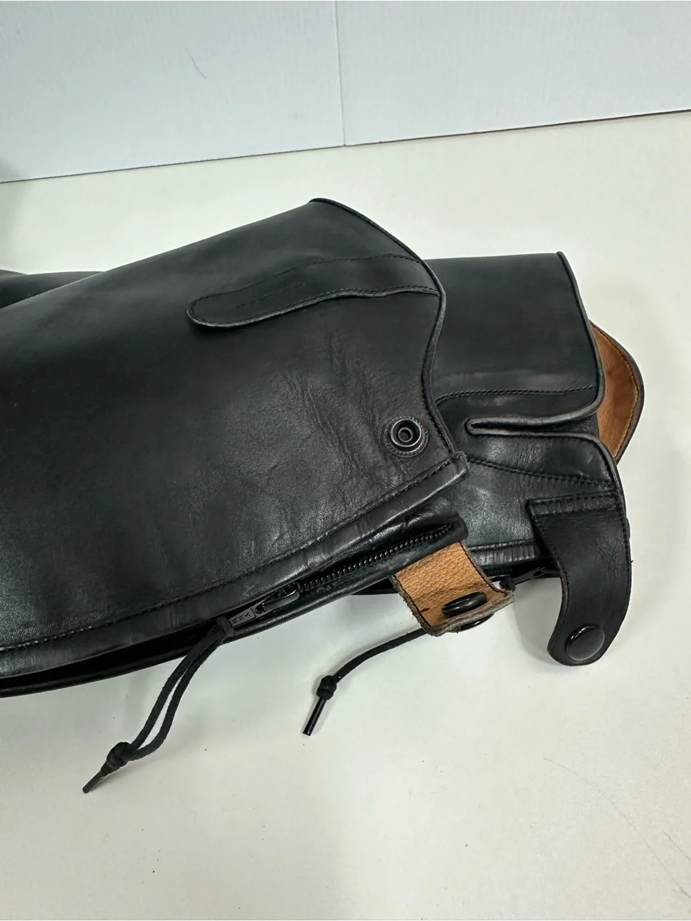Ovation Equestrian Black Knee-High Lace-Up Riding Boots - Women's 467446
